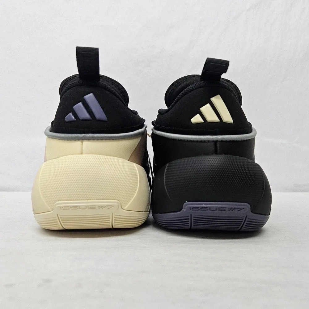 Adidas D.O.N. Issue 7 Basketball Shoes JR9503 Black Violet Vanilla Men Size 8‎